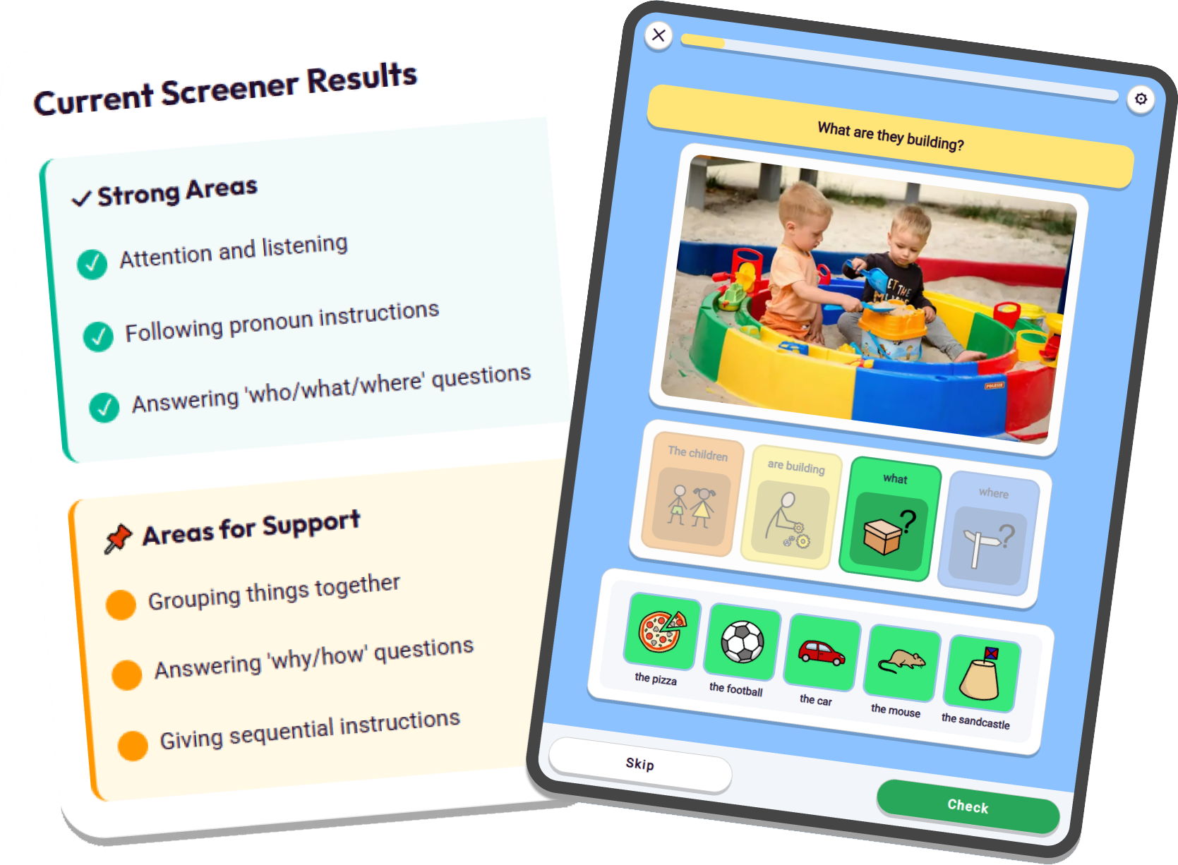 Chatterdillo screener and exercise preview